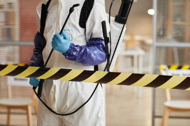 Professional Blood Cleanup technician working in Alton Bay, NH